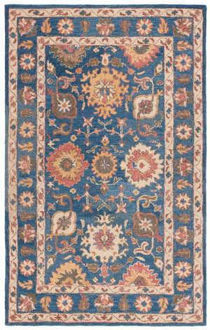 Safavieh Antiquity Large Floral Bordered Hand-Tufted Wool Rug, AT511