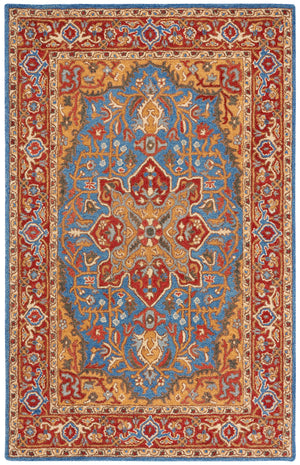 Safavieh Antiquity Traditional Medallion Hand-Tufted Wool Rug, AT521