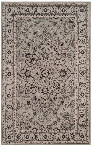 Safavieh Antiquity Floral Medallion Border Hand-Tufted Wool Rug, AT58