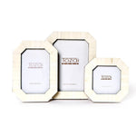 Two's Company Set of 3 Mosaic Octagon Photo Frame