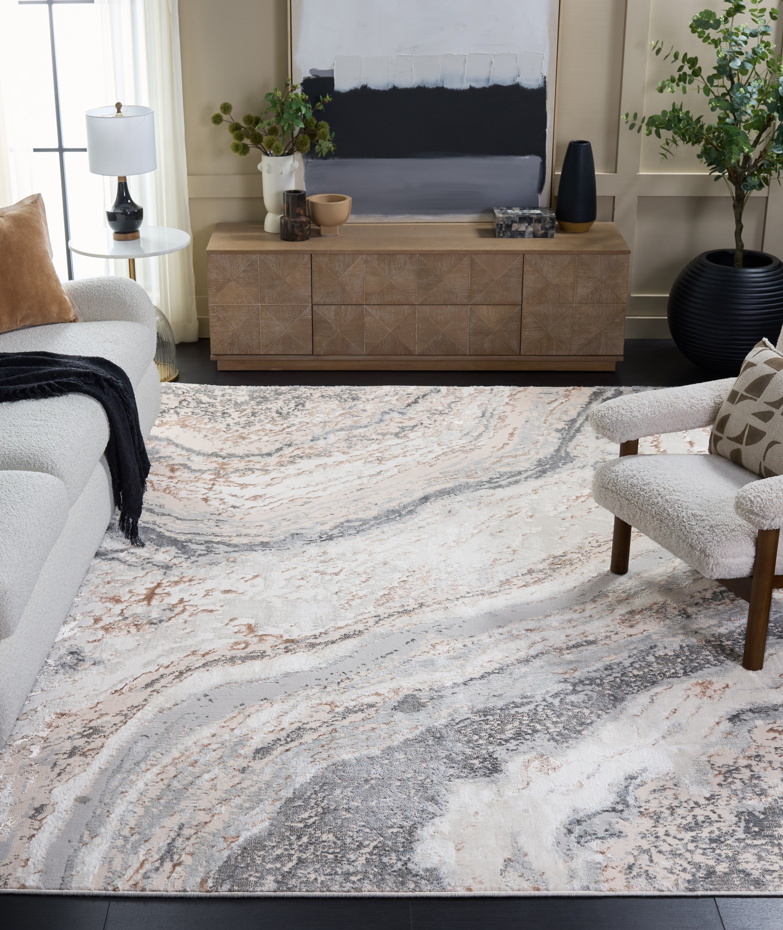 AURA 201 – BEIGE / GREY