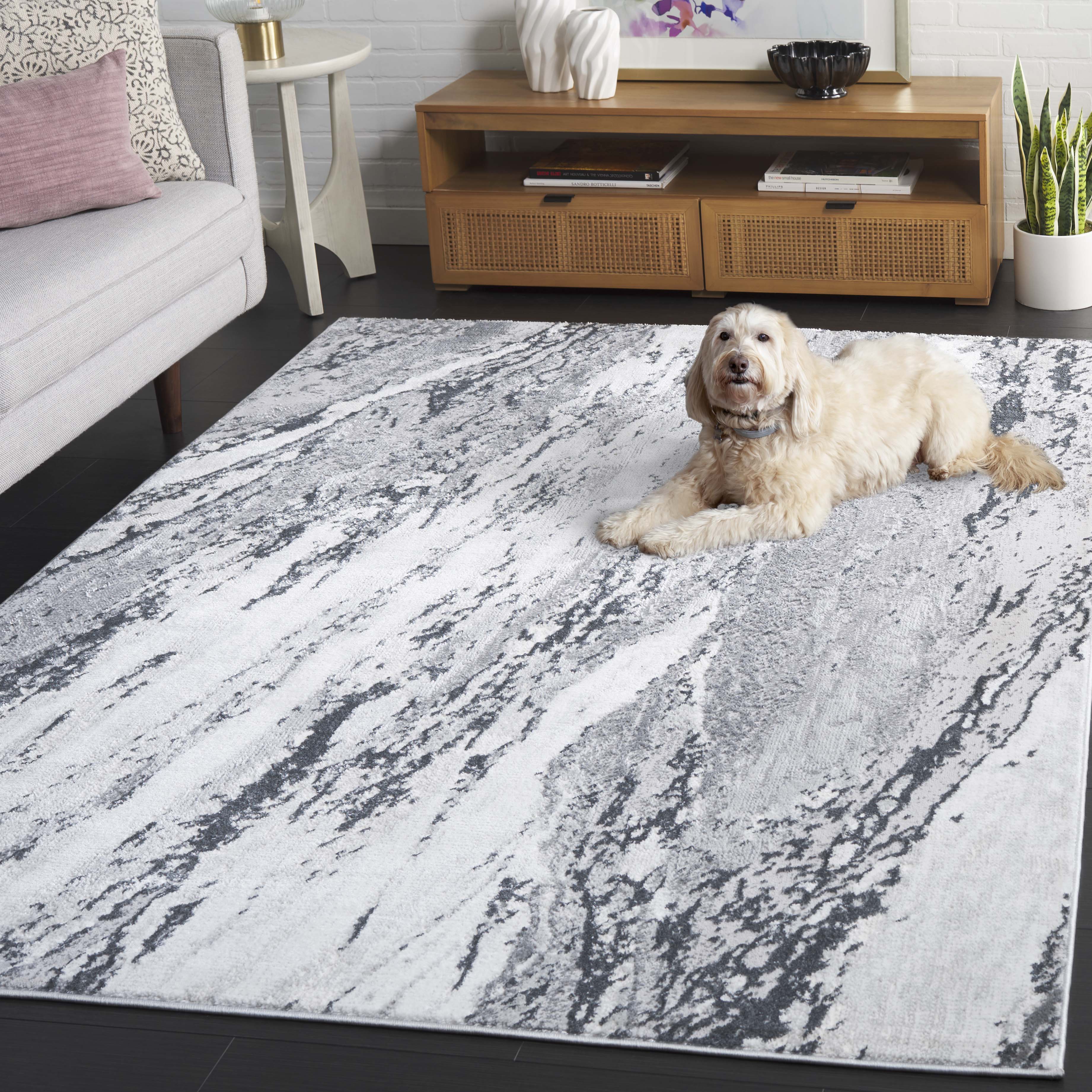 AURA 202 – IVORY / DARK GREY