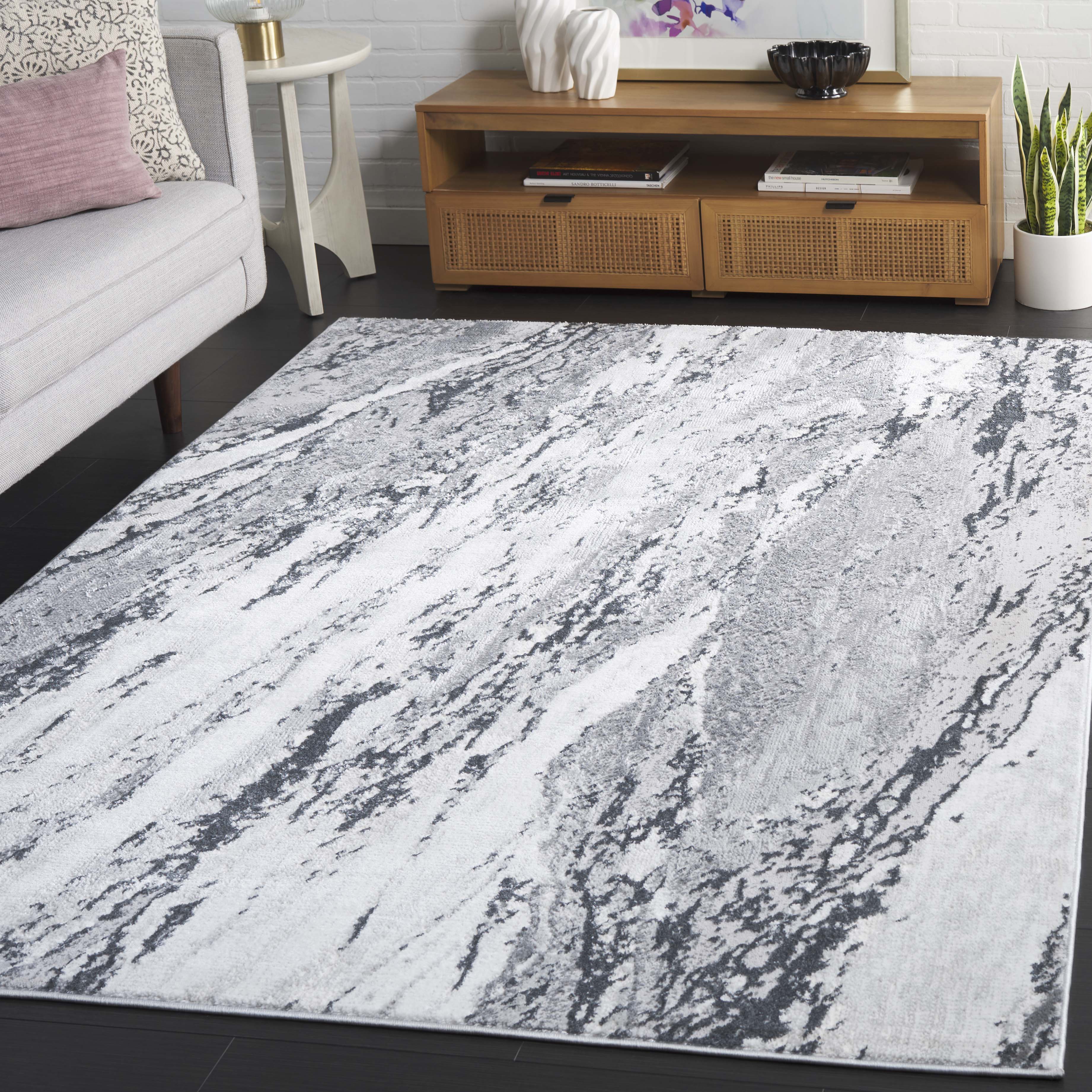 AURA 202 – IVORY / DARK GREY