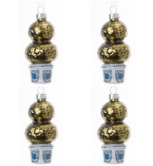 The Enchanted Home Blue Topiary Gift Topper