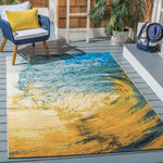 Safavieh Barbados 510 Rug, BAR510 - Blue / Gold
