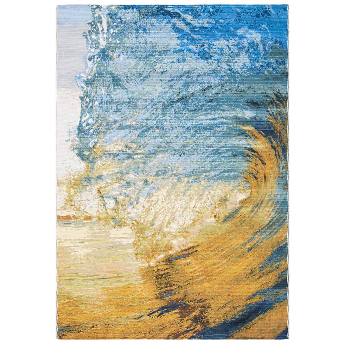 Safavieh Barbados 510 Rug, BAR510 - Blue / Gold