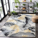 Safavieh Barbados 524 Rug, BAR524 - Grey / Gold