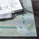 Safavieh Barbados 535 Rug, BAR535 - Teal / White