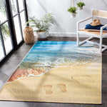 Safavieh Barbados 550 Rug, BAR550 - Gold / Blue