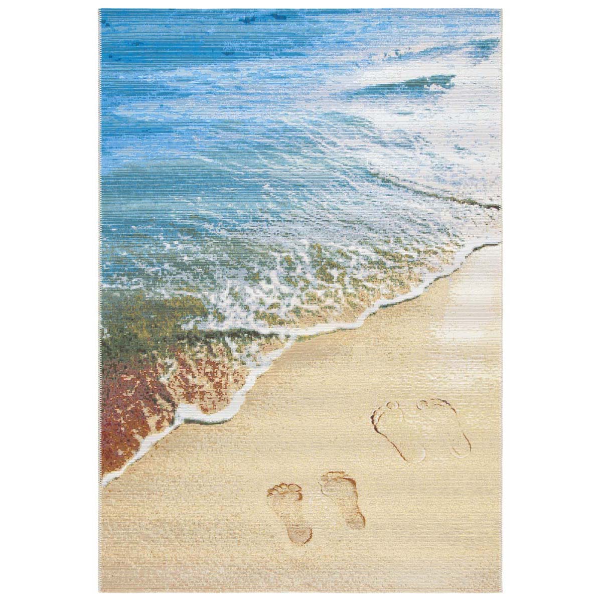 Safavieh Barbados 550 Rug, BAR550 - Gold / Blue