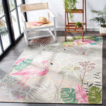 Safavieh Barbados 551 Rug, BAR551 - Grey / Pink