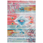 Safavieh Barbados 554 Rug, BAR554 - Light Blue / Pink