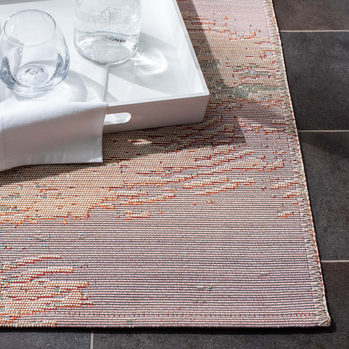 Safavieh Barbados 581 Rug, BAR581 - Light Blue / Pink