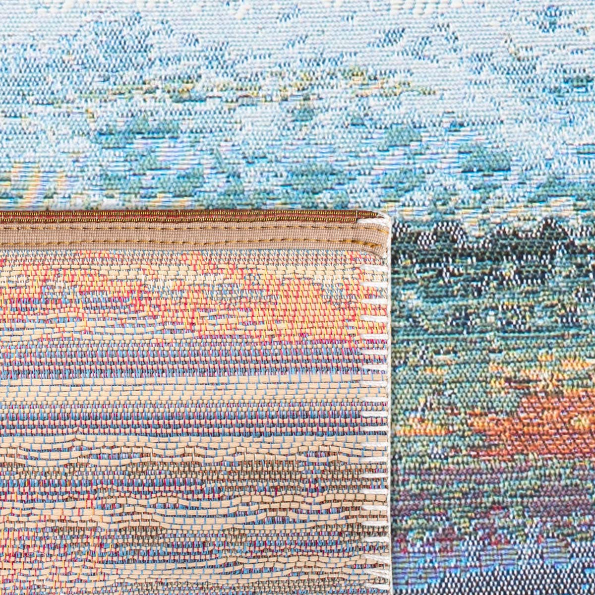 Safavieh Barbados 581 Rug, BAR581 - Light Blue / Pink