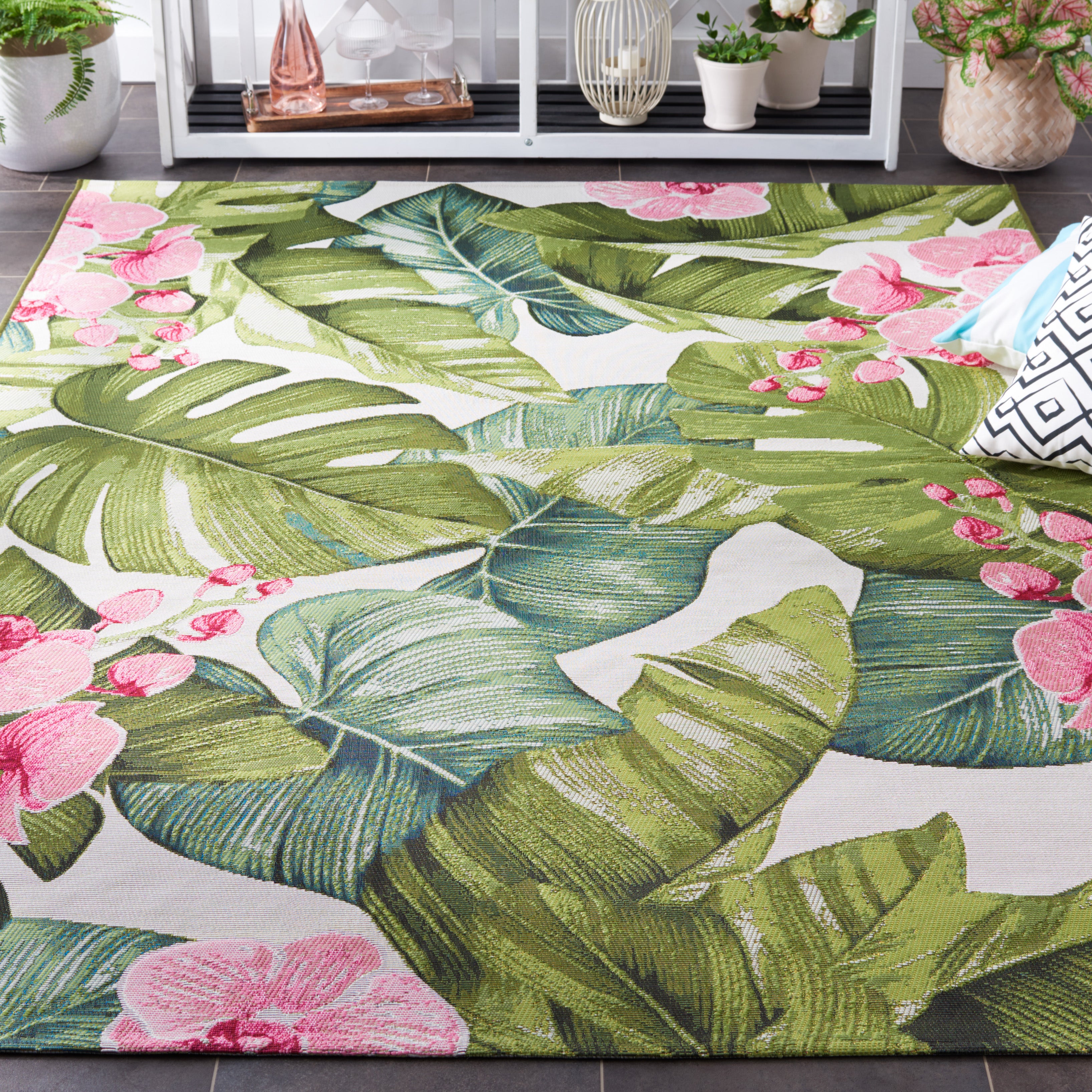 GREEN / PINK