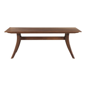 Moe's Home Collection - Florence Rectangular Dining Table Small Walnut - BC-1001-03