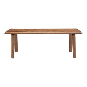 Moe's Home Collection - Malibu Dining Table Walnut - BC-1046-03