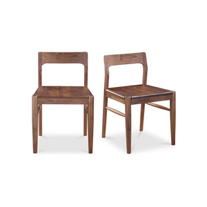 Moe's Home Collection - Owing Dining Chair Walnut-Set Of Two - BC-1123-03