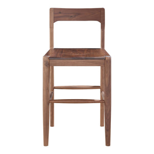 Moe's Home Collection - Owing Counter Stool Walnut - BC-1124-03