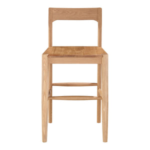 Moe's Home Collection - Owing Counter Stool Oak - BC-1124-24