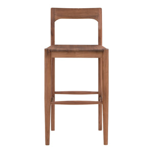 Moe's Home Collection - Owing Barstool Walnut - BC-1125-03