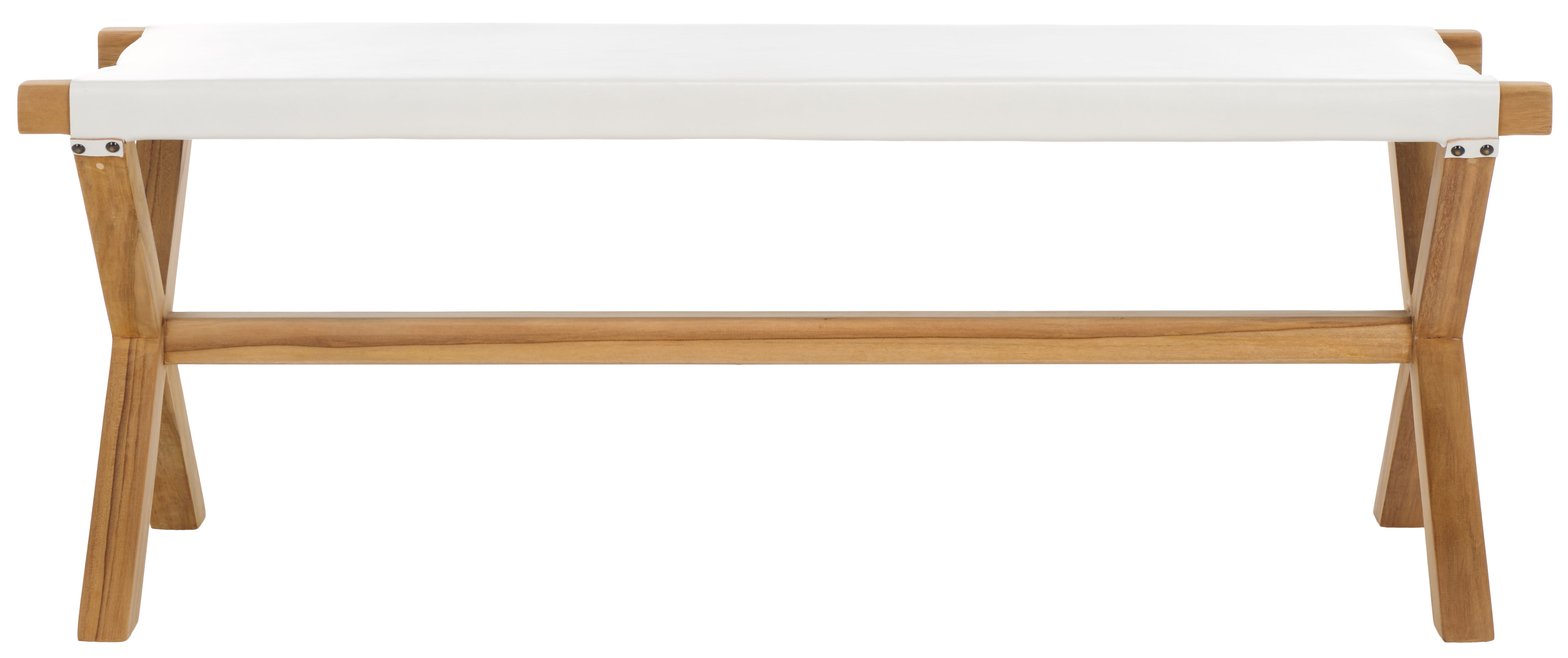 Safavieh Elron Bench, BCH1201 - White / Natural