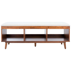 Safavieh Cricket Open Shelf Bench W/Cushion , BCH5000