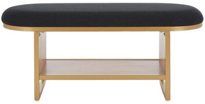 Safavieh Iona Open Shelf Bench W/Cushion, BCH5002