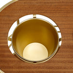 Safavieh Alora 2 Tier Bar Cart With Bucket Bct2502 - Brushed Gold / Natural