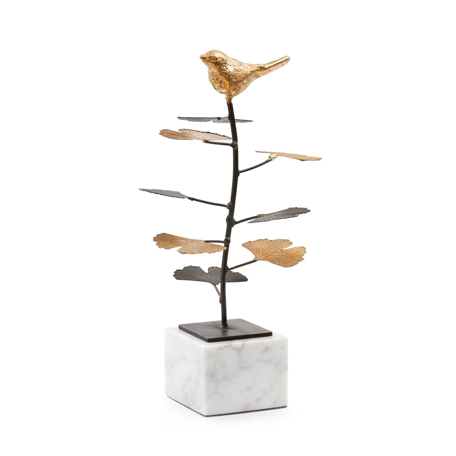 Villa & House - Birdsong Statue - Gold Leaf - BDS-700-808