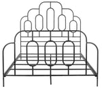 Safavieh Paloma Metal Retro Bed, BED6201 - Black