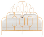 Safavieh Paloma Metal Retro Bed, BED6201 - Gold