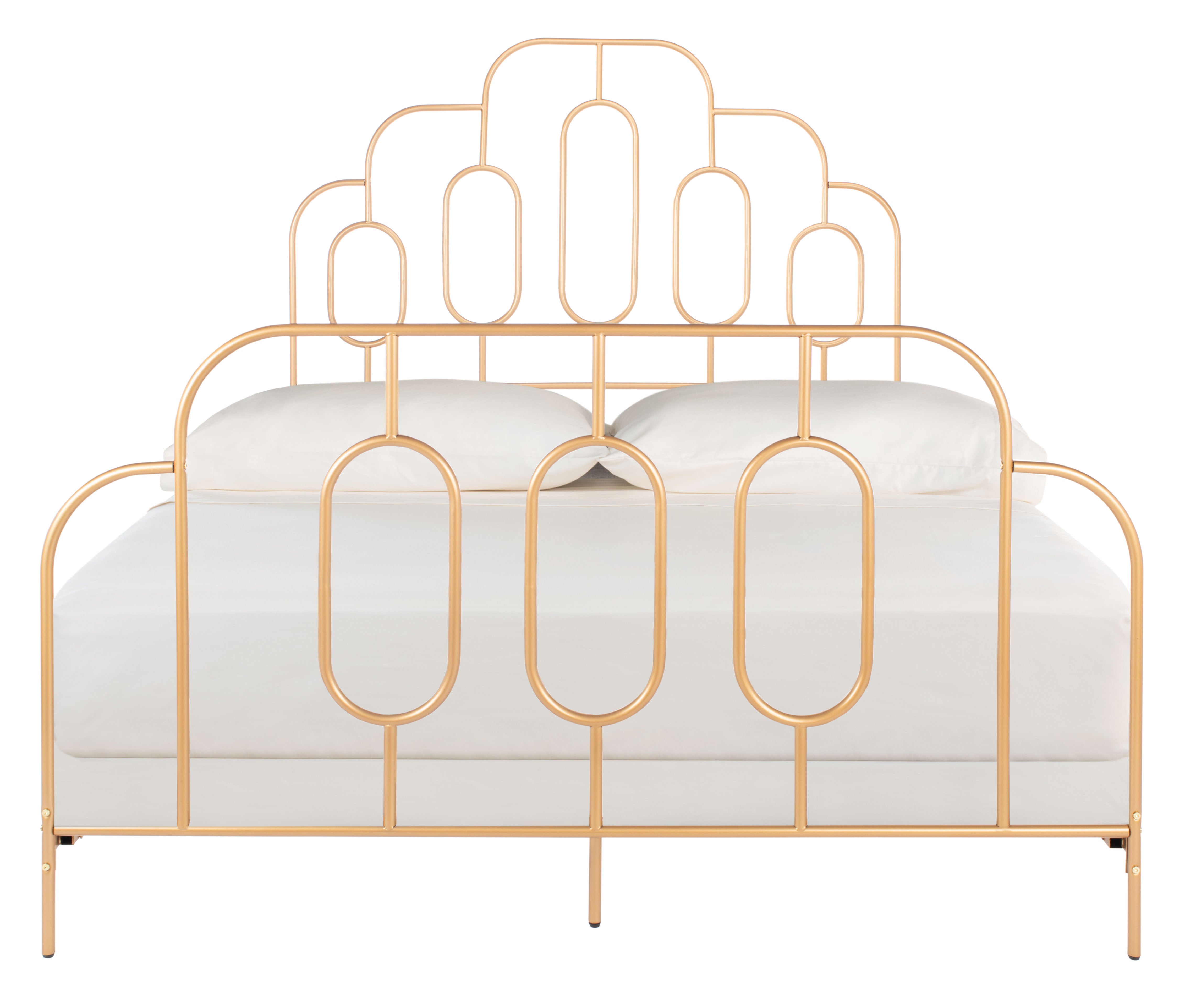Safavieh Paloma Metal Retro Bed, BED6201 - Gold