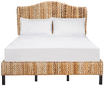 Safavieh Finola Rattan Bed, BED8002 - Natural / Espresso