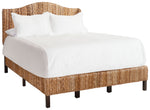 Safavieh Finola Rattan Bed, BED8002 - Natural / Espresso