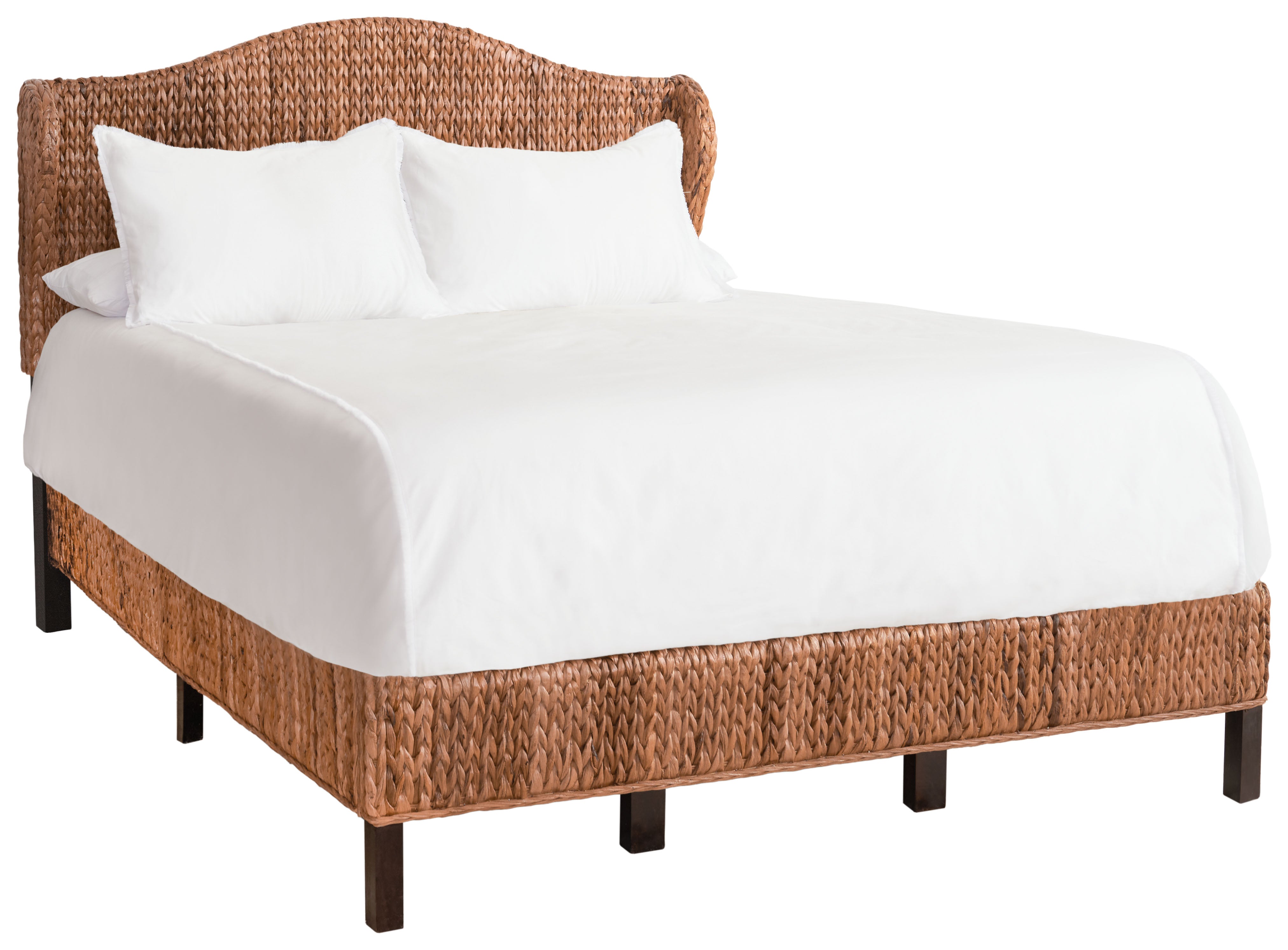 Safavieh Finola Rattan Bed, BED8002 - Brown / Espresso