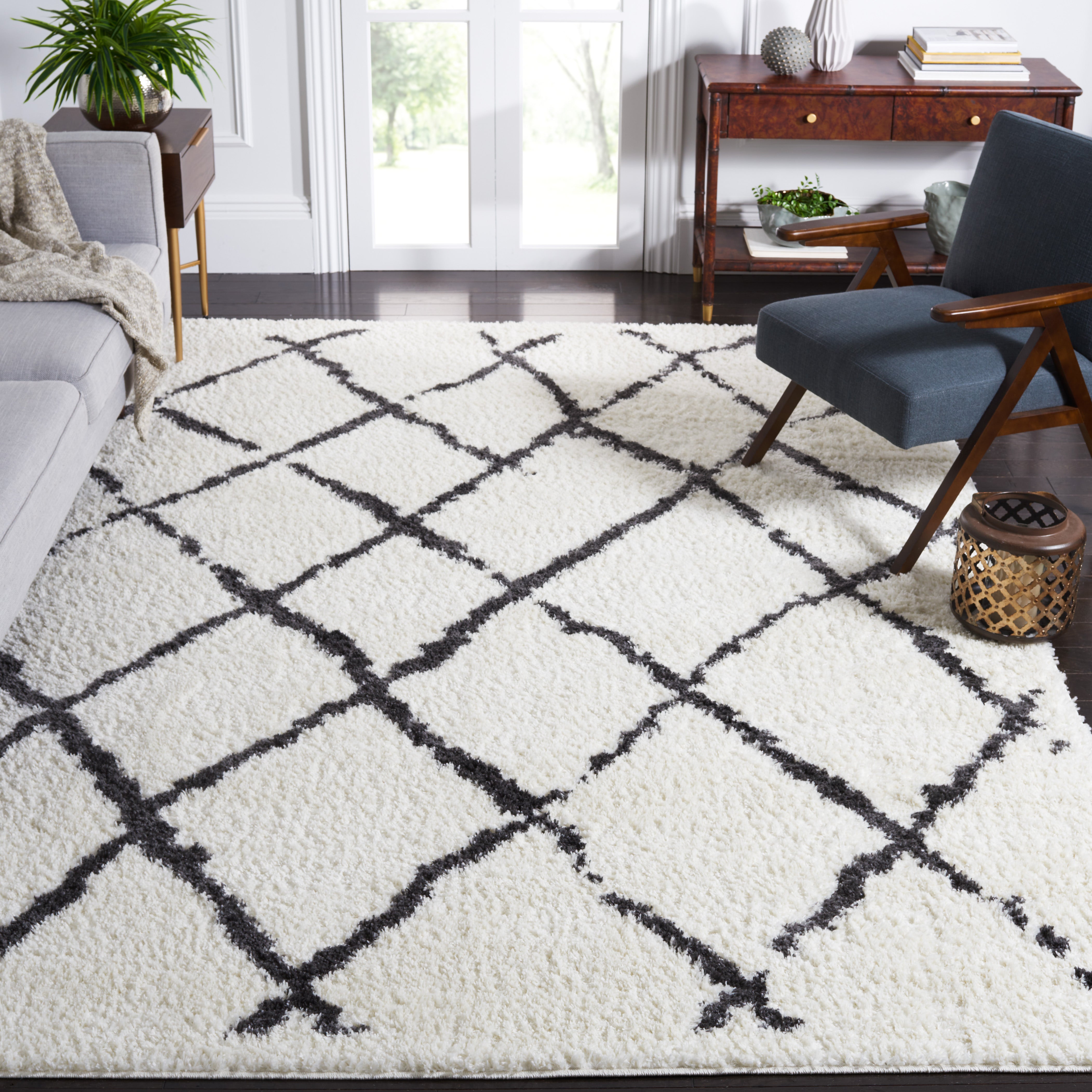 BERBER SHAG 162 – CREME / BROWN