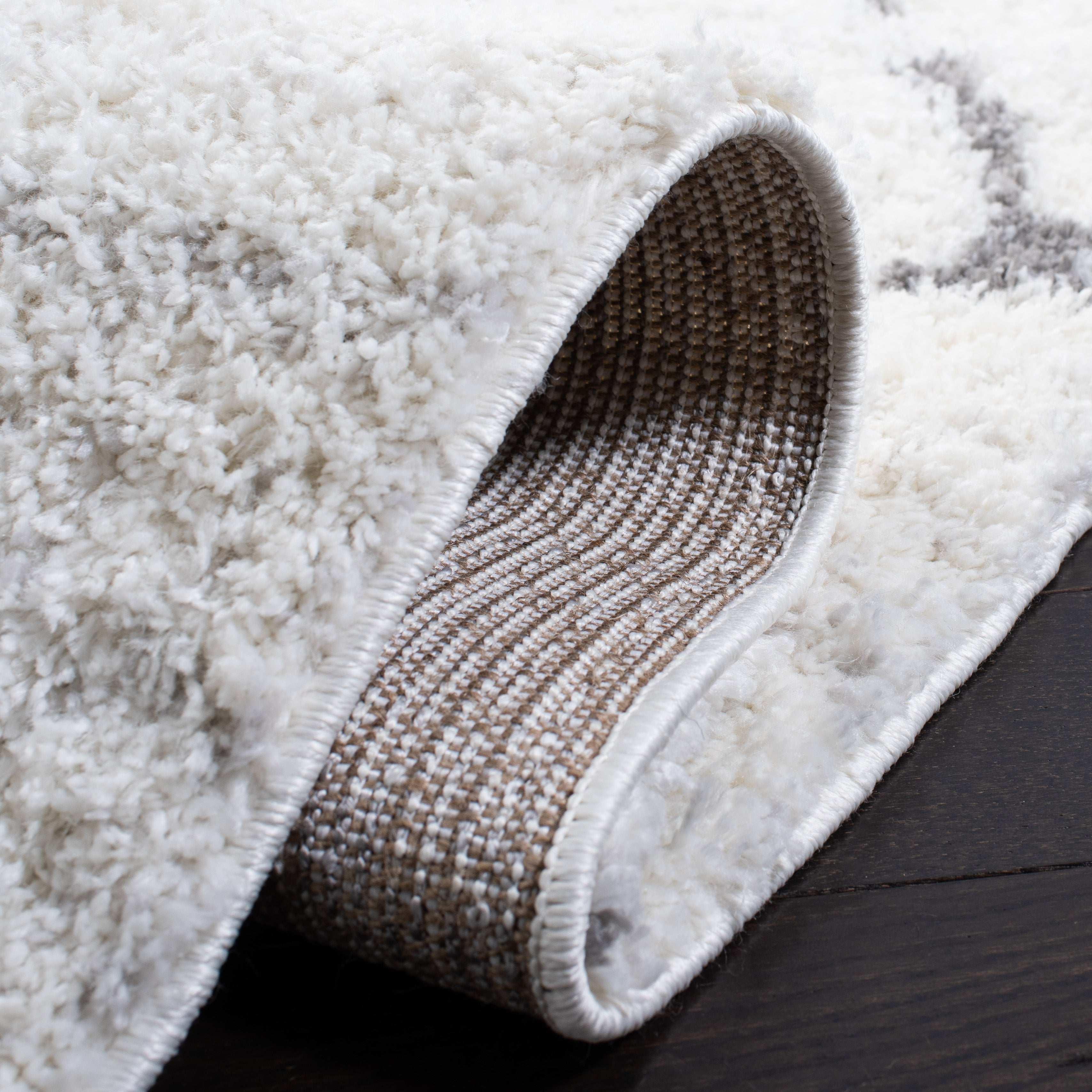 BERBER SHAG 162 – CREAM / LIGHT GREY