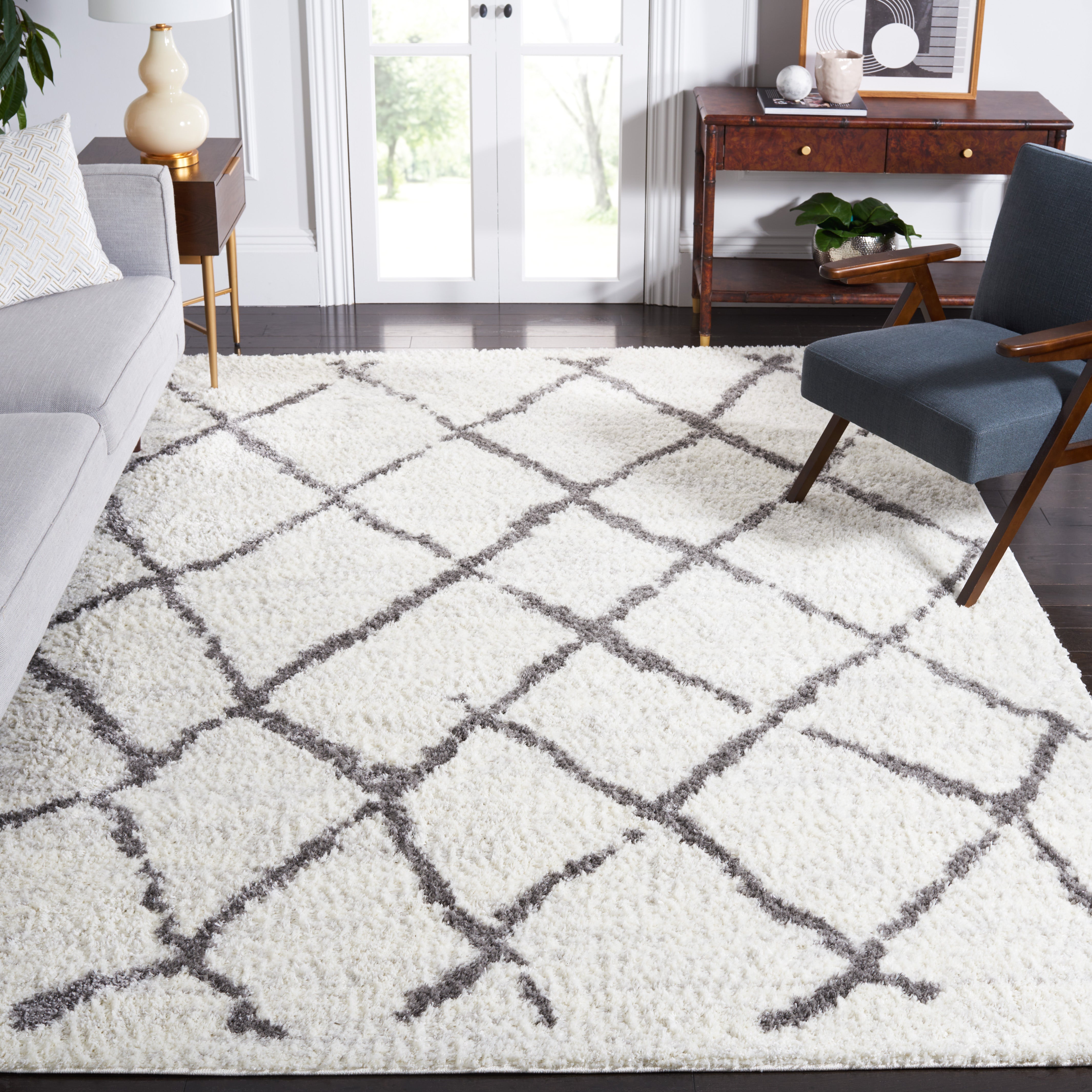 BERBER SHAG 162 – CREAM / LIGHT GREY