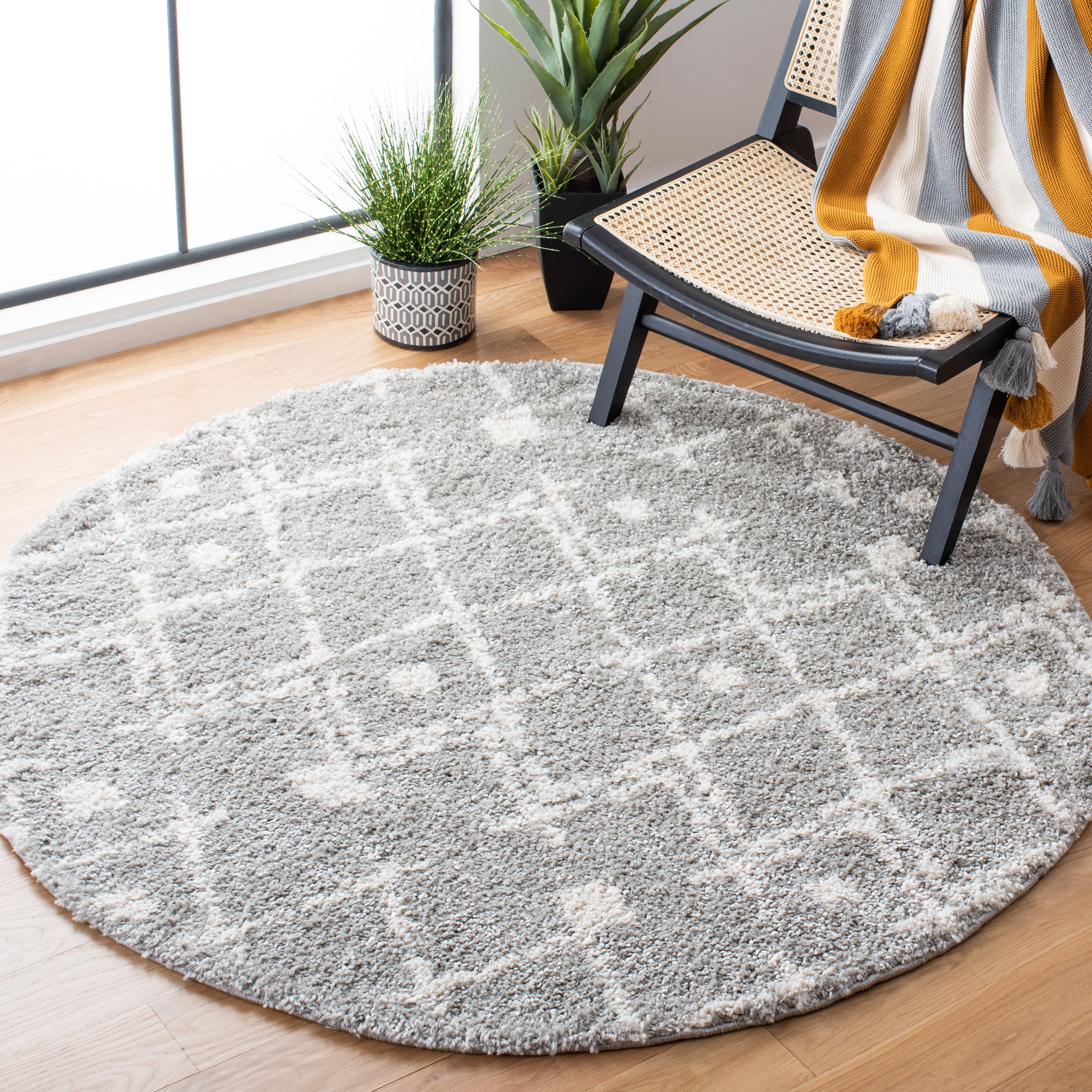 BERBER SHAG 164 – LIGHT GREY / CREAM