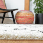 BERBER SHAG 164 – IVORY / DARK GREY