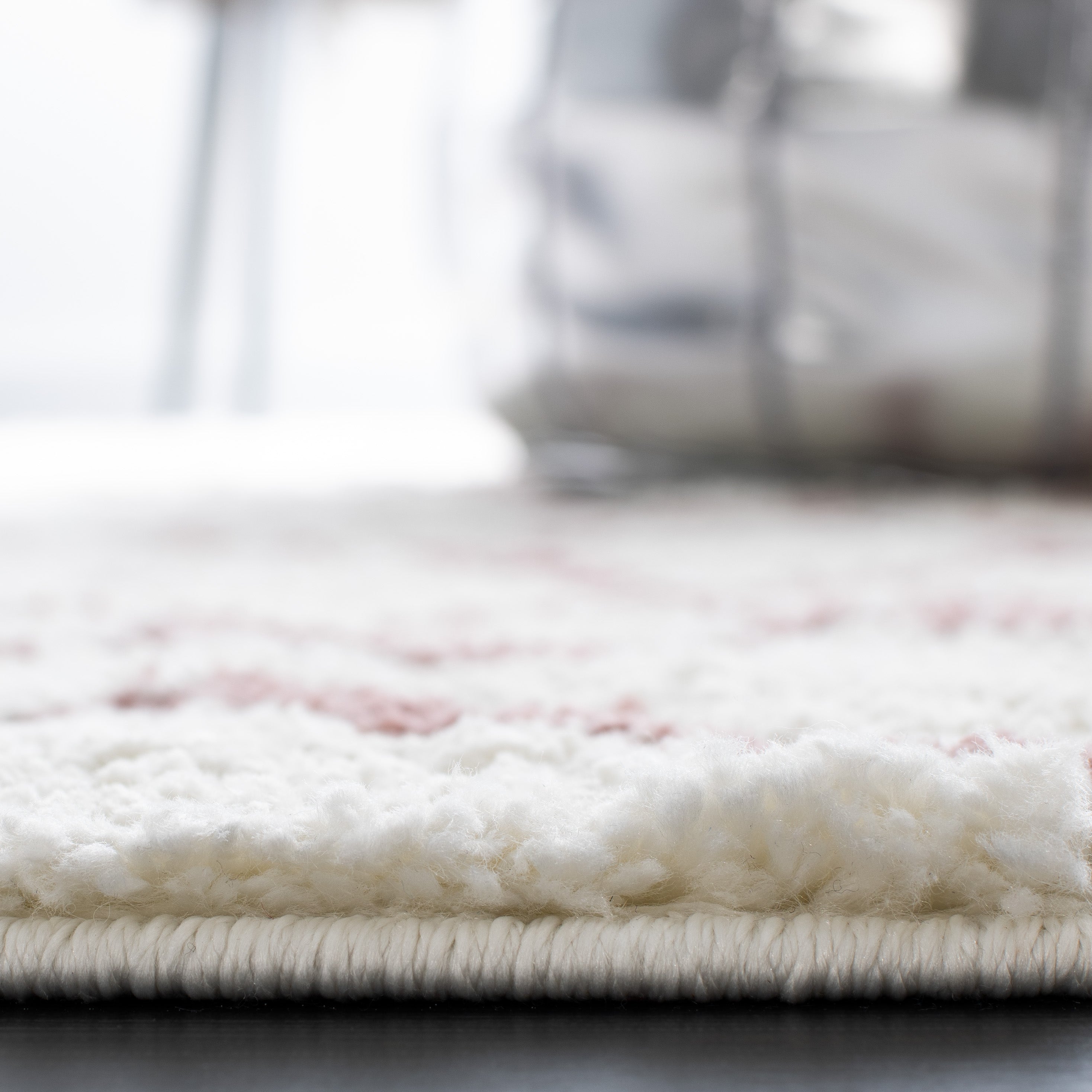 BERBER SHAG 165 – IVORY / LIGHT ROSE