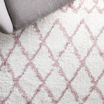 BERBER SHAG 165 – IVORY / LIGHT ROSE