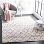 BERBER SHAG 165 – IVORY / LIGHT ROSE