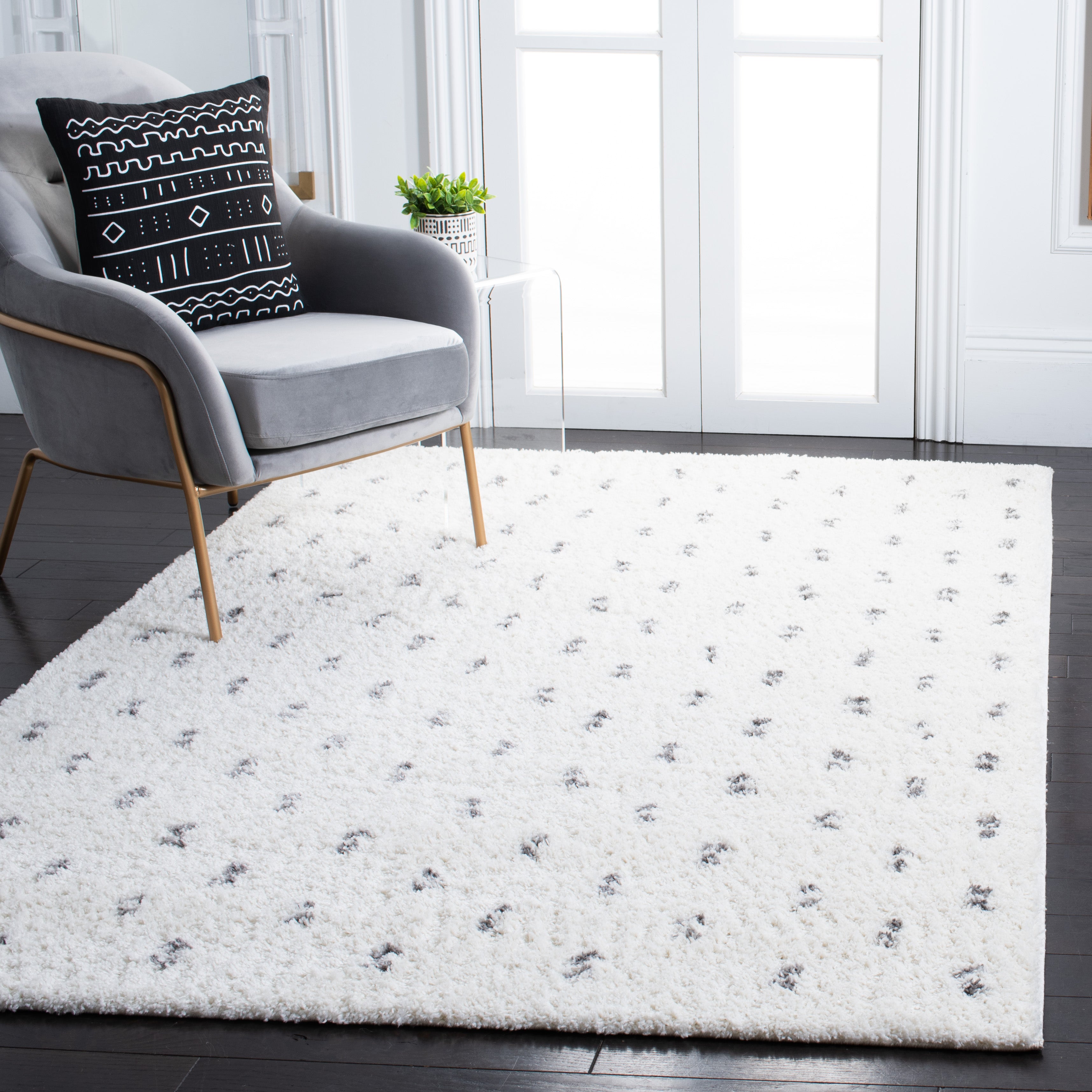 BERBER SHAG – BEIGE / GREY