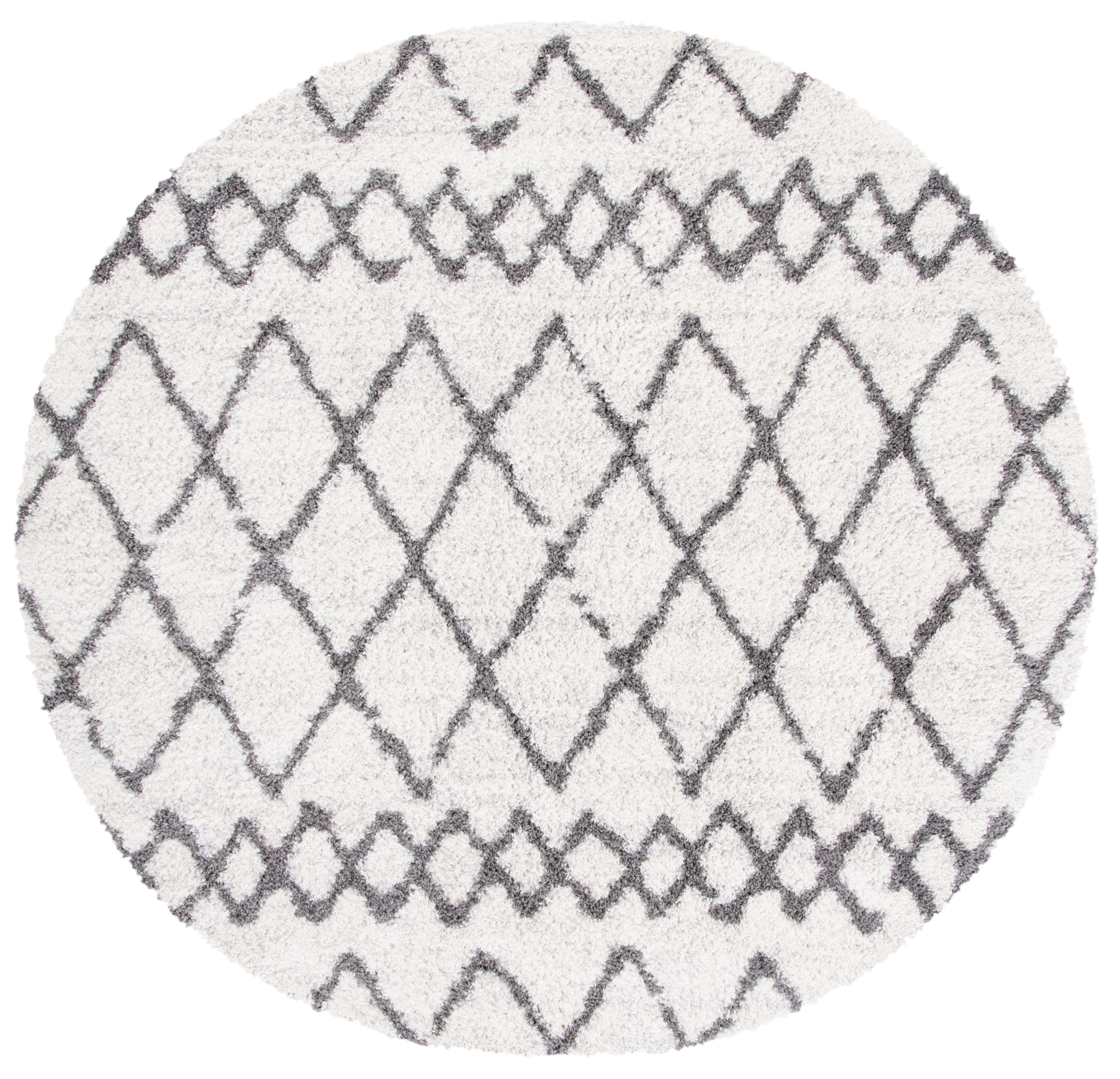 BERBER SHAG 194 – IVORY / GREY