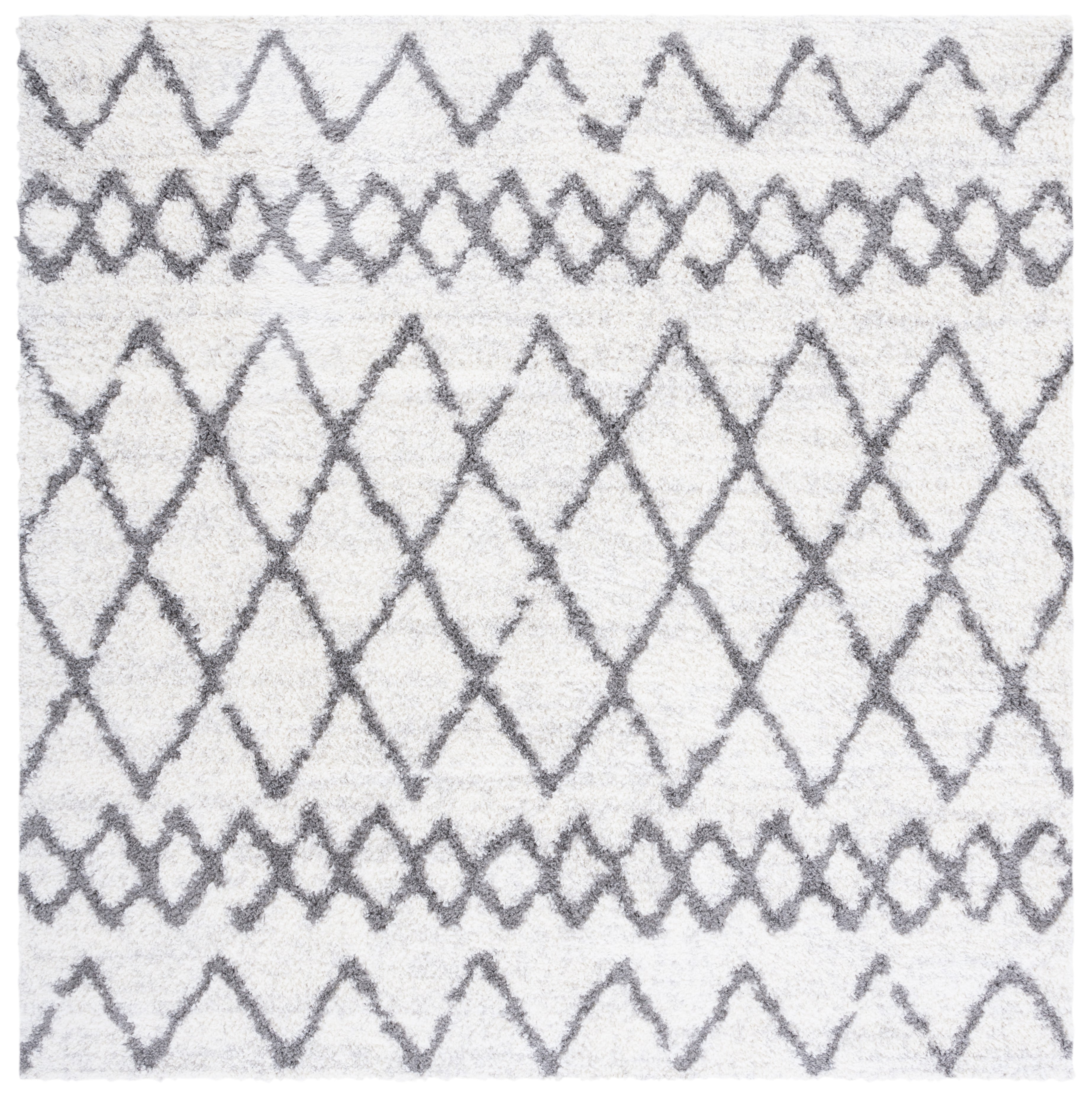 BERBER SHAG 194 – IVORY / GREY