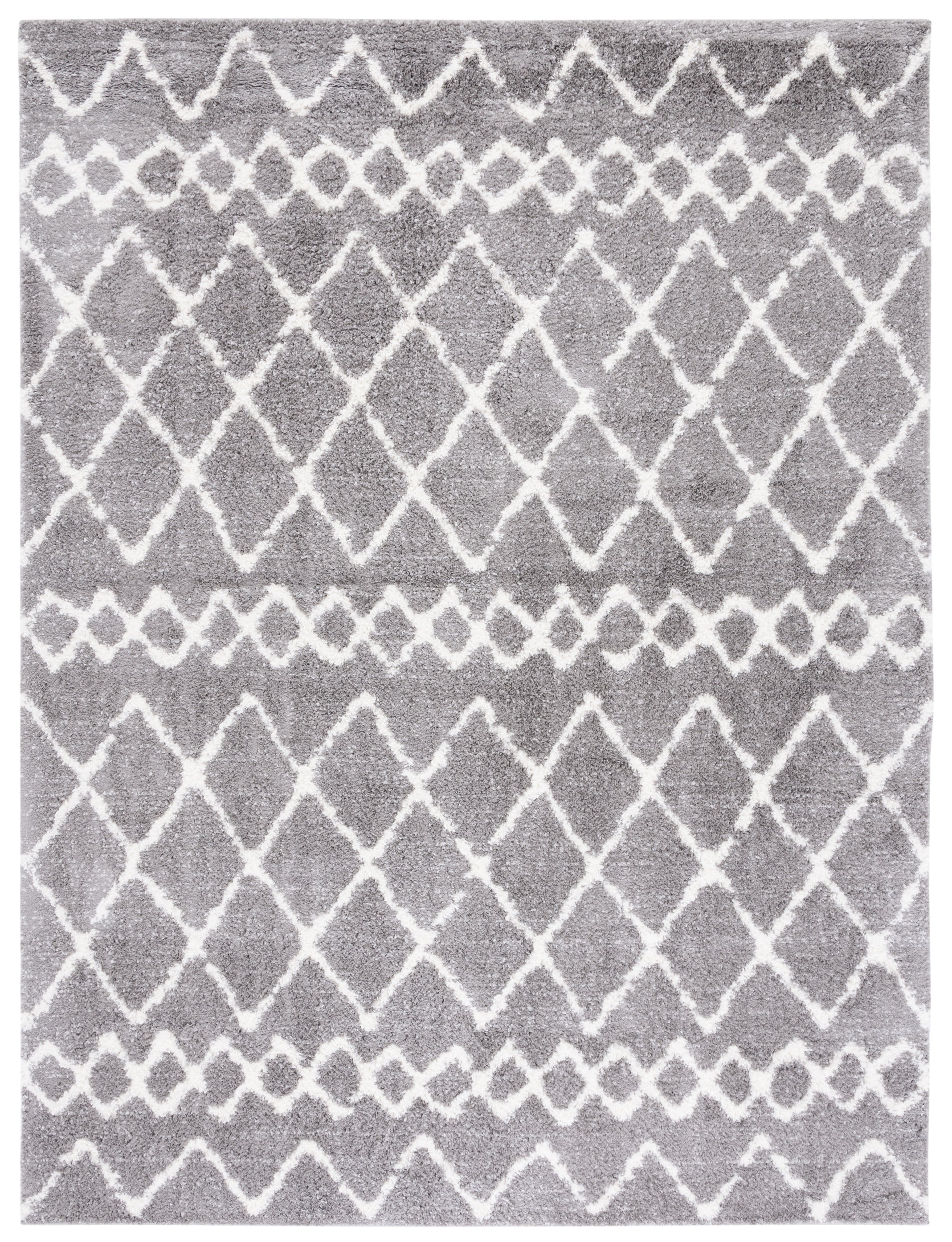 BERBER SHAG 194 – GREY / IVORY