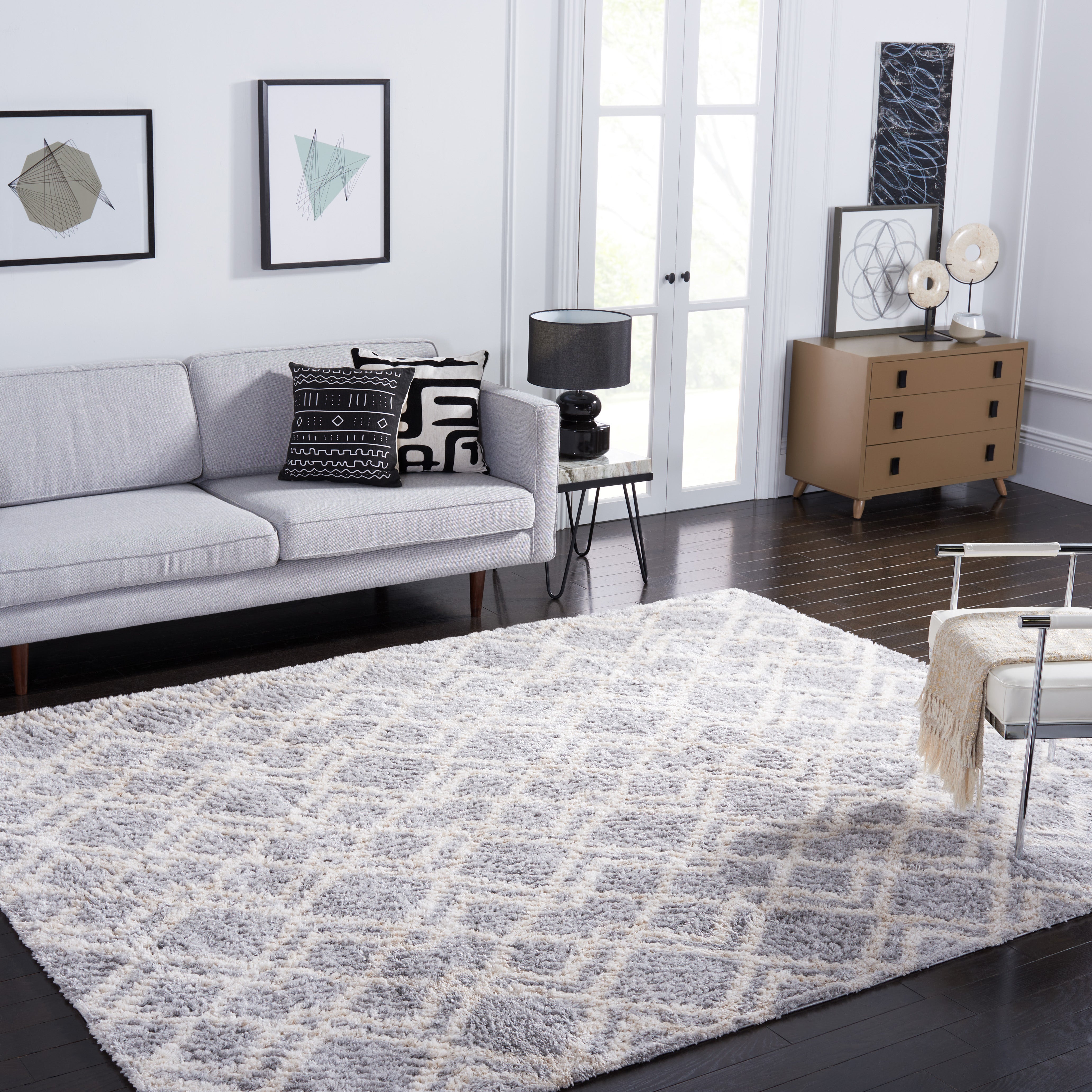 BERBER SHAG 213 – GREY / CREAM