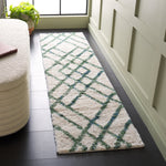 BERBER SHAG 214 – IVORY / GREEN